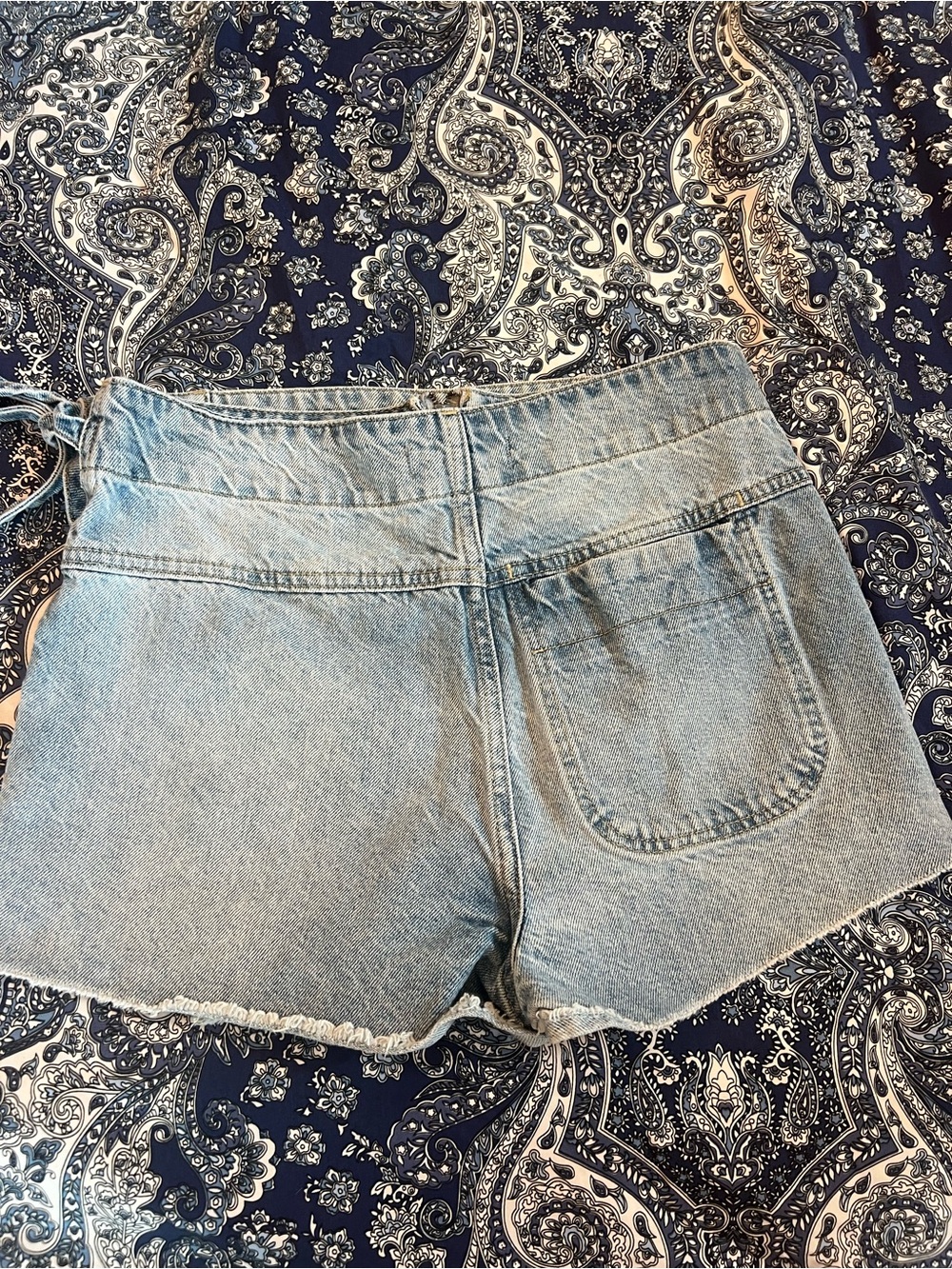 We The Free Light Blue Denim Skort - Picture 4 of 5